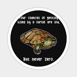 Red-Eared Slider Turtle Never Zero Magnet